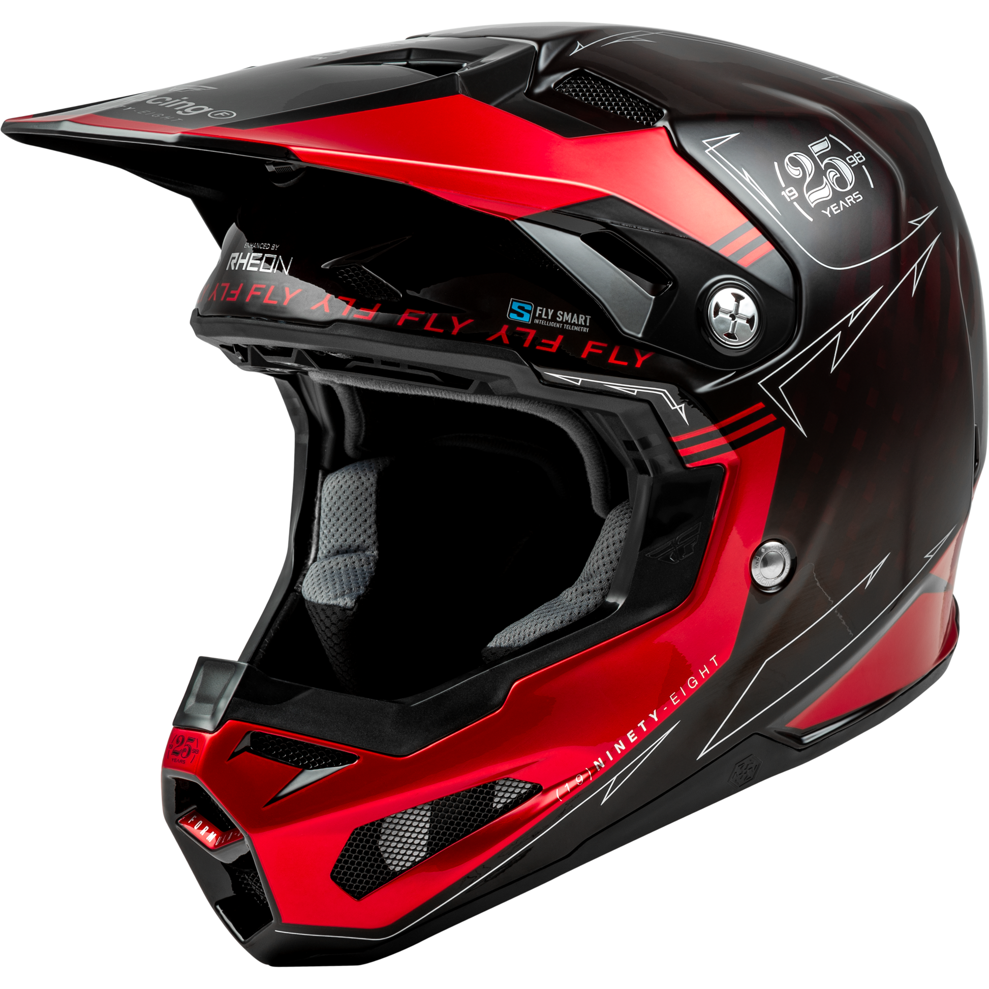 Formula S Carbon Legacy Helmet Red Carbon/Black Sm