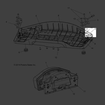 Polaris ATV Detent Ball Bearing, Genuine OEM Part 3514698, Qty 1