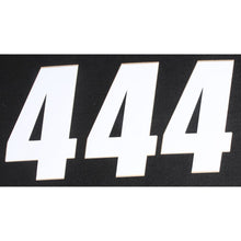 Number 4 White 6" 3/Pk