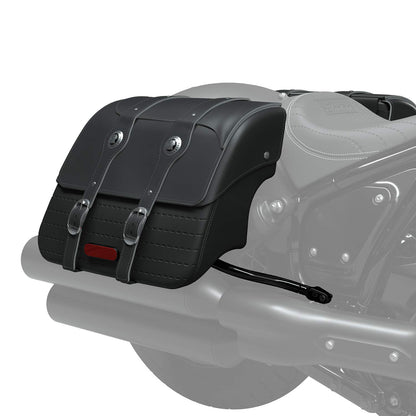 Indian Motorcycle All-Weather Vinyl Saddlebags, Black - 2884924-VBA
