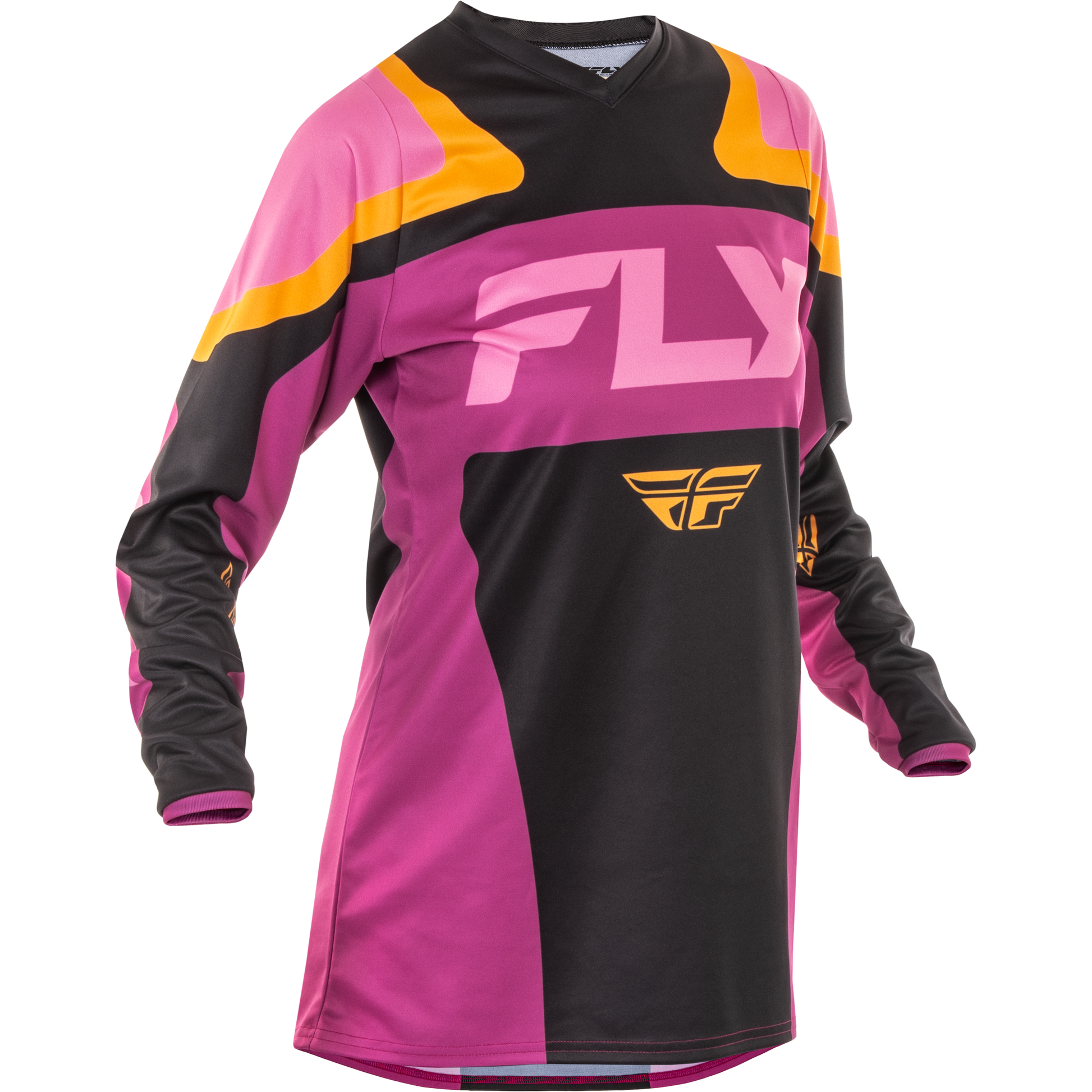 Women's F 16 Jersey Black/Mauve/Yellow Xl