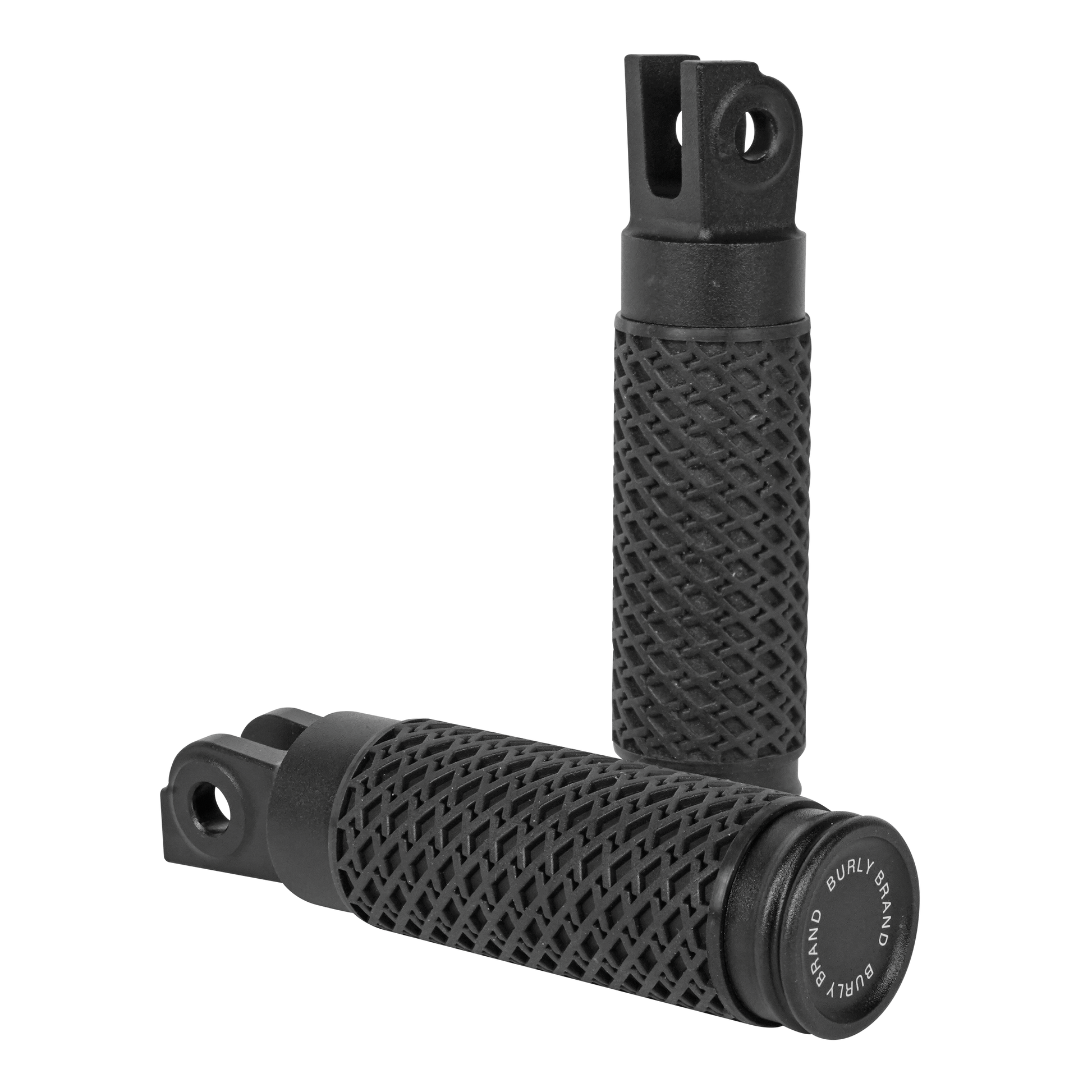 Slash Cut Foot Pegs Black