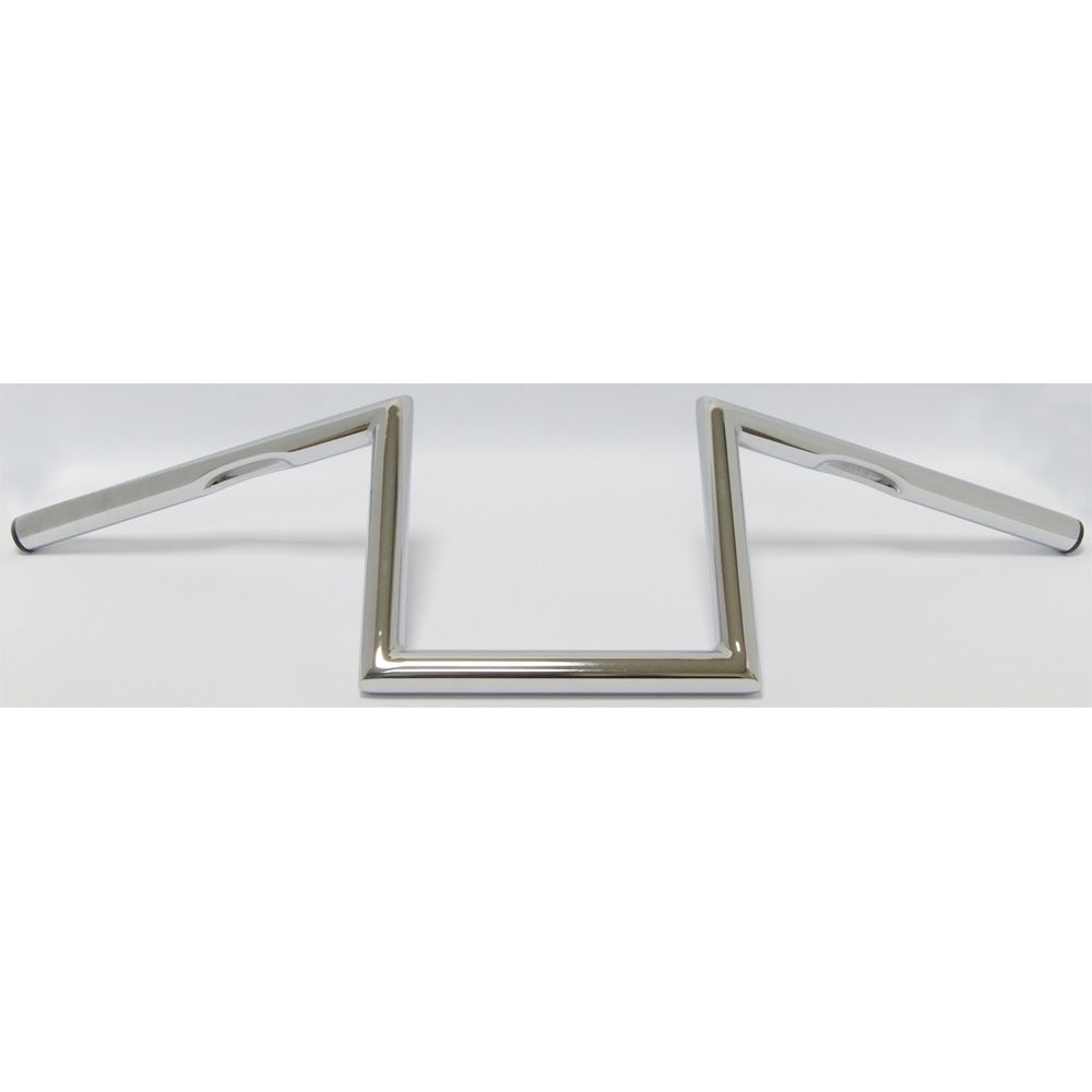 1" Z Bar Dimpled 8" Chrome