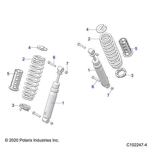 
                      
                        Polaris ATV Adjusting Cam Spring, Genuine OEM Part 5631014, Qty 1
                      
                    