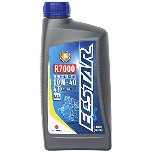 Suzuki ECSTAR R7000 Motorcycle Semi Synthetic Engine Oil 10W40 1 Quart