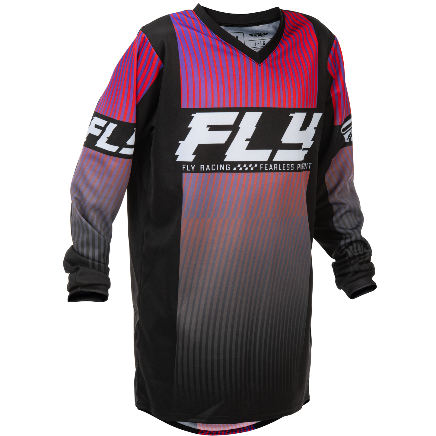 Youth F 16 Jersey Black/Red/Purple Yl