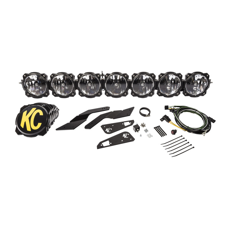 
                      
                        KC HiLiTES Can-Am X3 45in. Pro6 Gravity LED 7-Light 140w Combo Beam Overhead Light Bar System
                      
                    