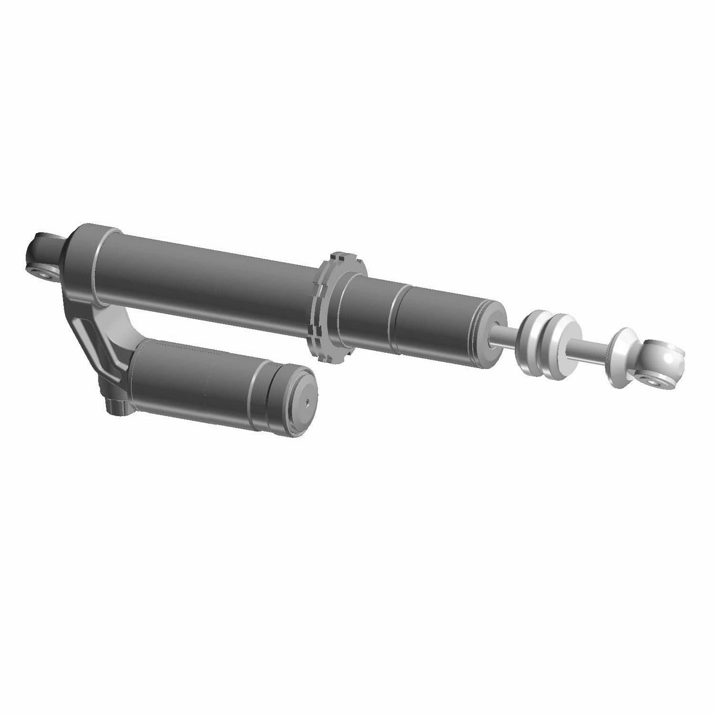 Polaris RZR 2 Reservoir Piggyback Shock, Front, Genuine OEM Part 7044481, Qty 1