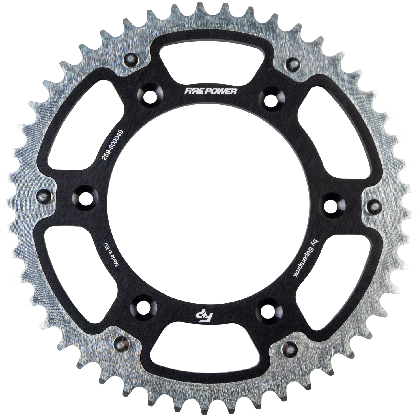 Rear Sprocket Hybrid 49t Blk/Sil