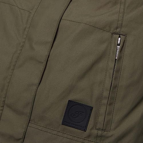 
                      
                        Indian Motorcycle Women's Harrison Wax Jacket, Green
                      
                    