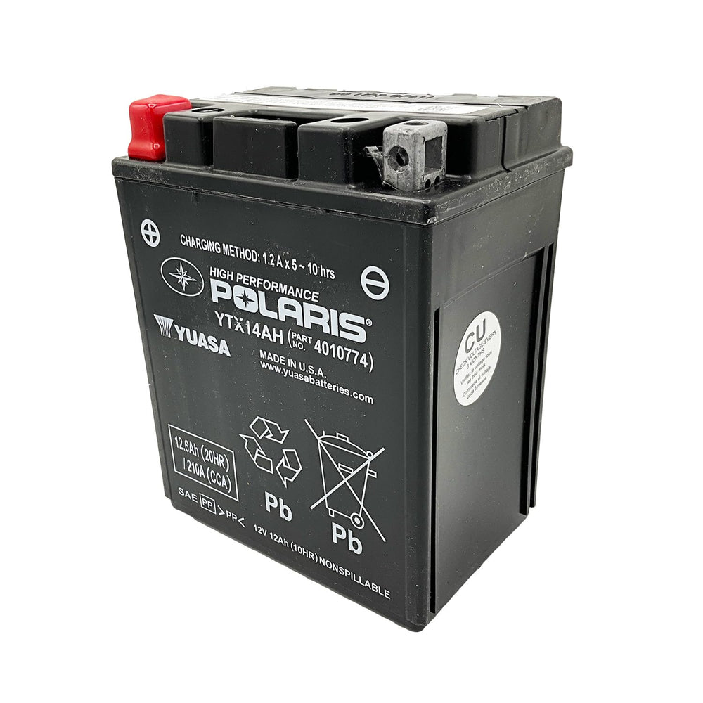 
                      
                        Polaris ATV 14AH Battery, Sealed and Charged, Part 4010774
                      
                    