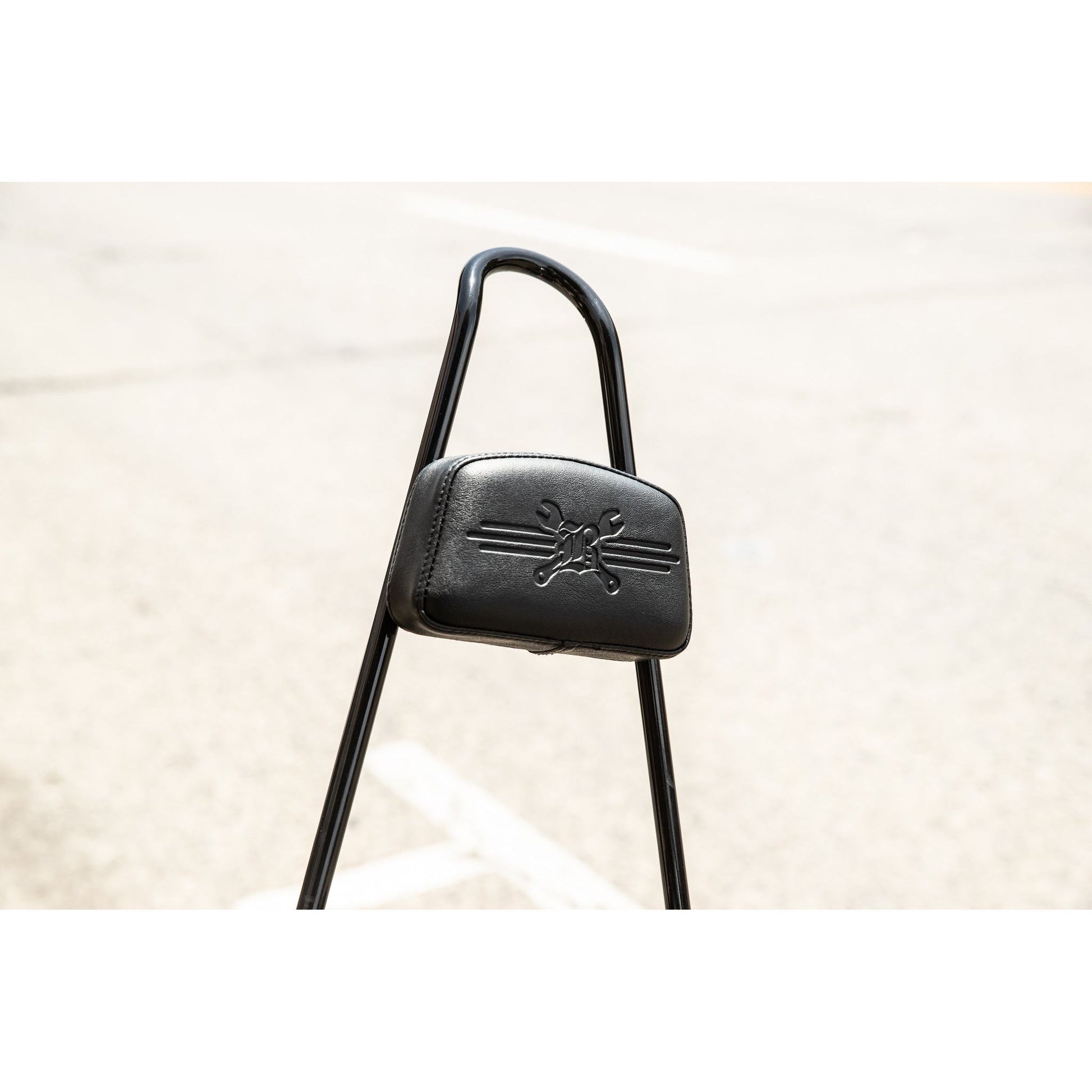 Tall Sissy Bar W/ Pad Black