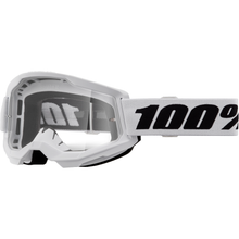 Strata 2 Goggle White Clear Lens