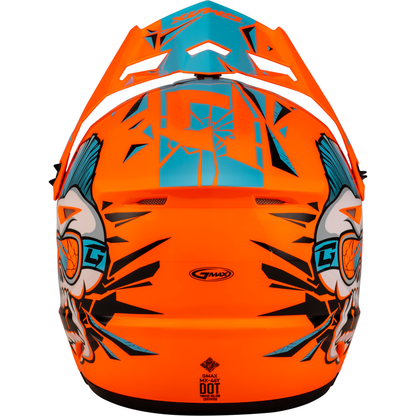 Youth Mx 46y Unstable Helmet Hi Vis Orange/Blue Ym