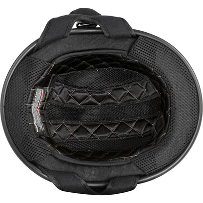 .357 Solid Half Helmet Gloss Black Sm