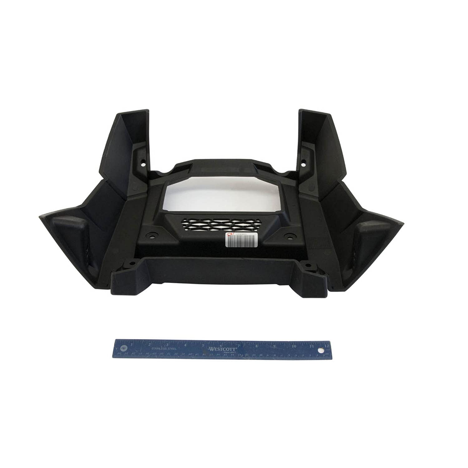 Polaris ATV Front Cover, Lower, Gloss Black, Genuine OEM Part 5451442-070, Qty 1