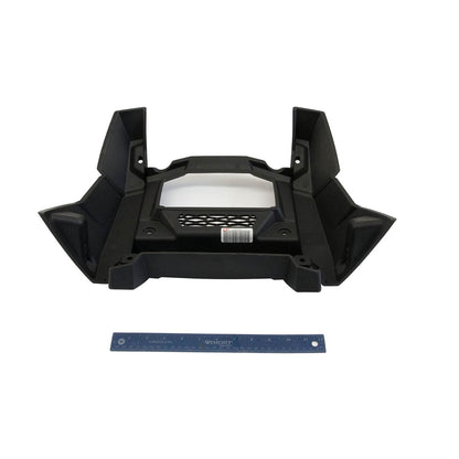 Polaris ATV Front Cover, Lower, Gloss Black, Genuine OEM Part 5451442-070, Qty 1