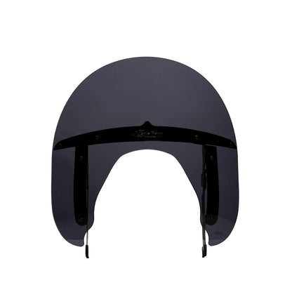 Indian Motorcycle Wind Deflector, Tinted Poly 11.3-Inch Quick Release, Fits Specific Springfield Dark Horse Models, Black Brackets, Clear Visibility, Weather Protection - 2883309-266