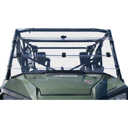 QuadBoss 15-19 Polaris Ranger 1000 Diesel Windbreak Folding Windshield