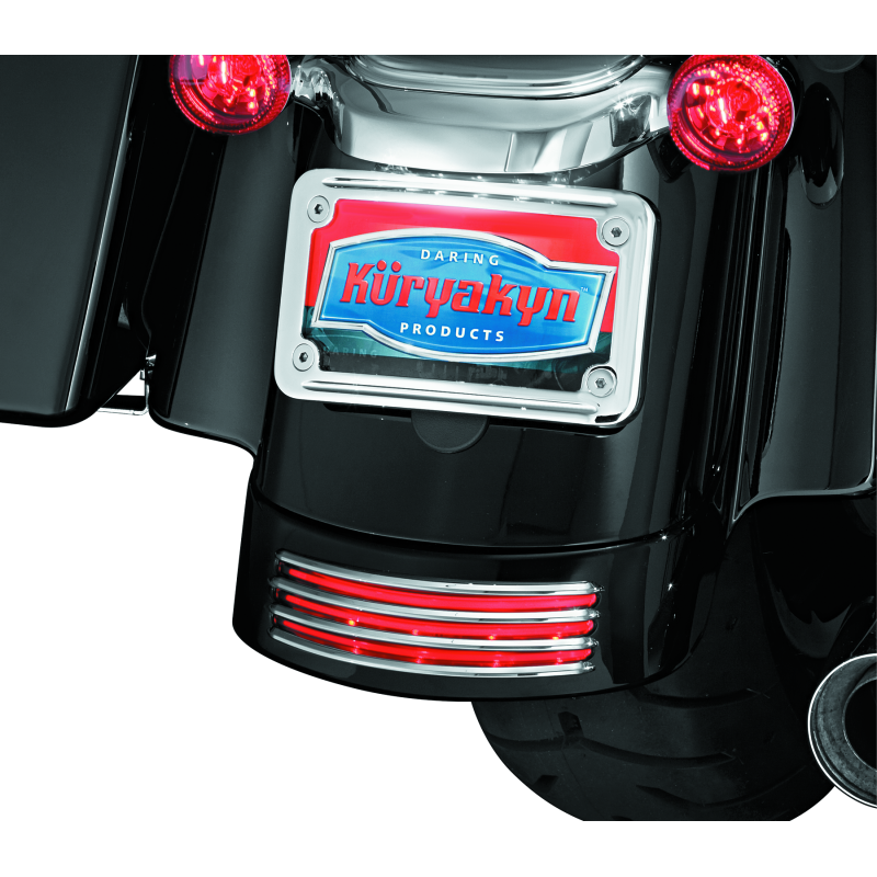 Kuryakyn Rear Fender Accents FLHX & FLTR Models Chrome