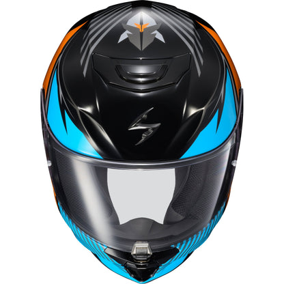 Exo R330 Full Face Helmet Hawker Light Blue Sm