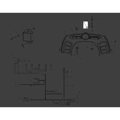 Polaris GEM Plastic Dart Clip, Nylon, Genuine OEM Part 7670088, Qty 1