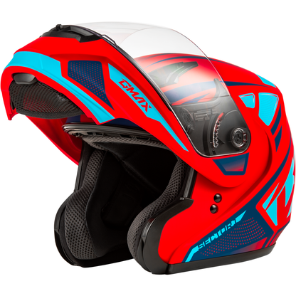 Md 04 Sector Helmet Matte Red/Blue 2x