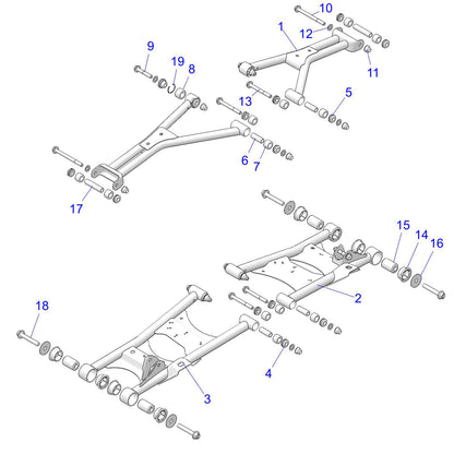 Polaris ATV WASHER-13.00X45.0X2.5 ZPC, Genuine OEM Part 7557177, Qty 1