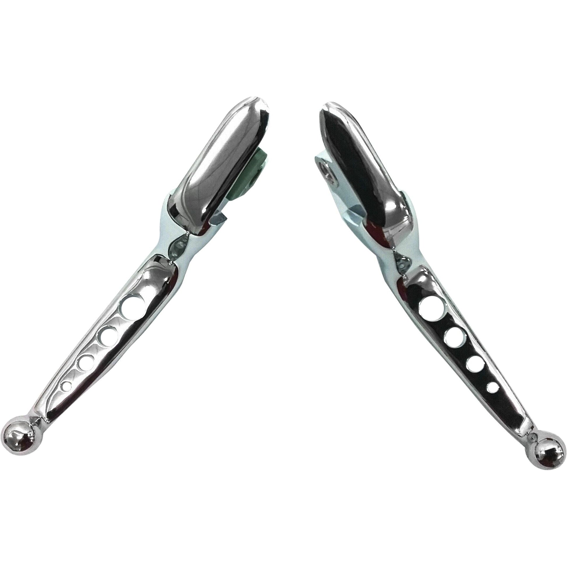 4 Hole Lever Set Chrome Softail 15 17 Cable