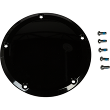 Smooth Derby Cover Gloss Black Touring 16 Up