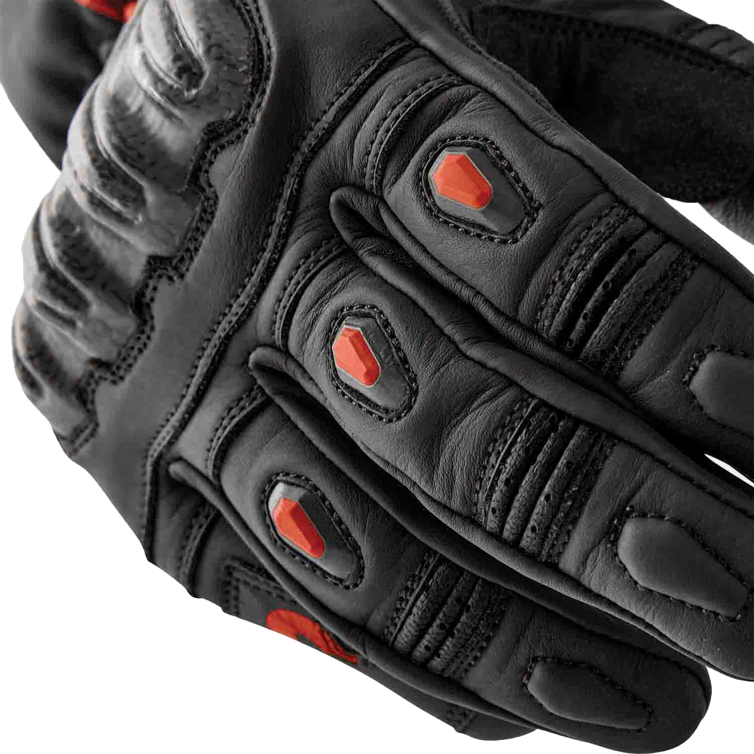 S1 Glove Blk/Red Leather 2xl