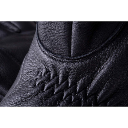 Indian Motorcycle Men's Deerskin Strap Glove, Black - XL - 286066109