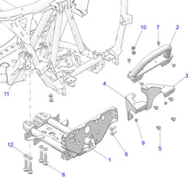 Polaris RZR Hex Flange Nut, 14 mm x 2 mm, Genuine OEM Part 7547981, Qty 1