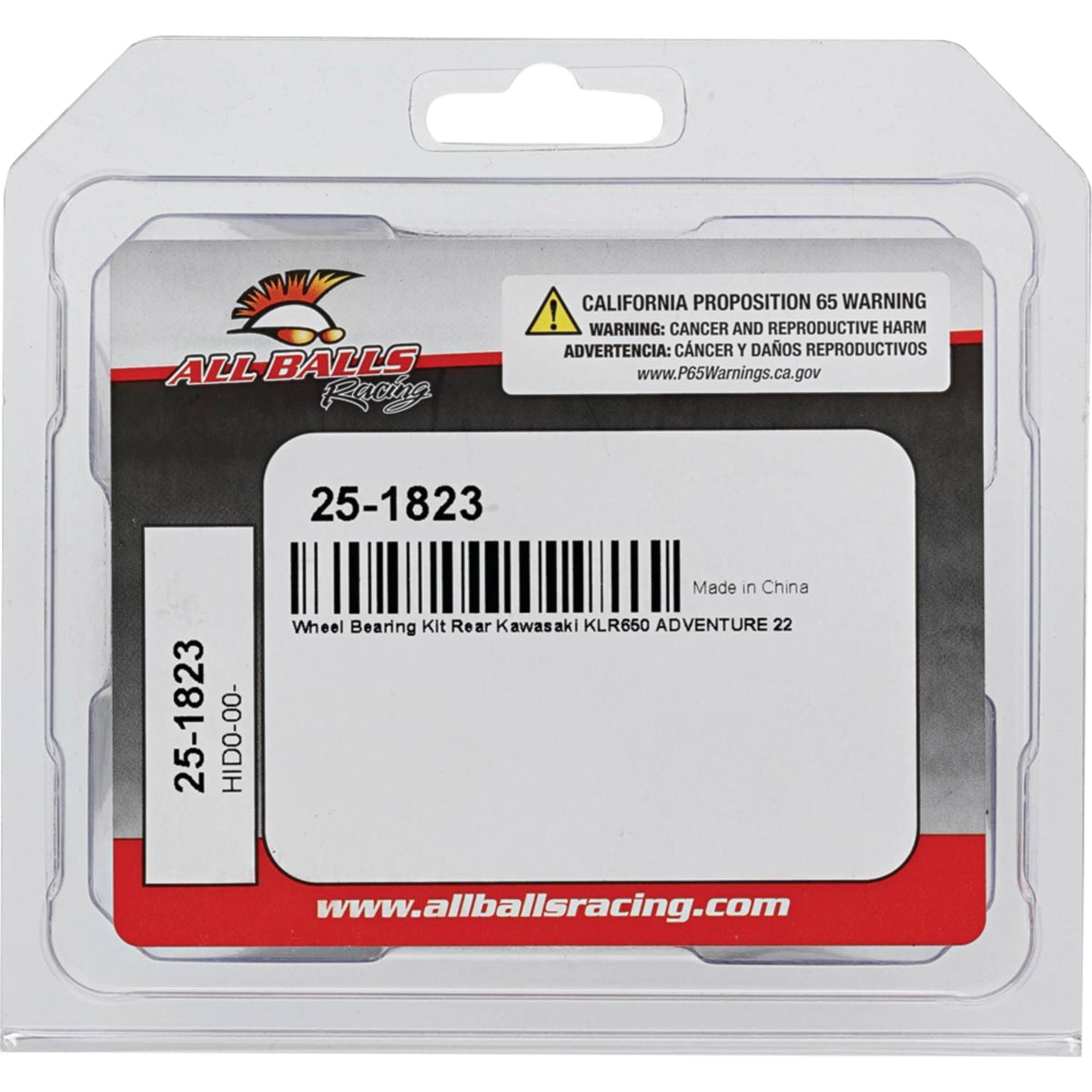 Wheel Bearing Kit Rear Kaw