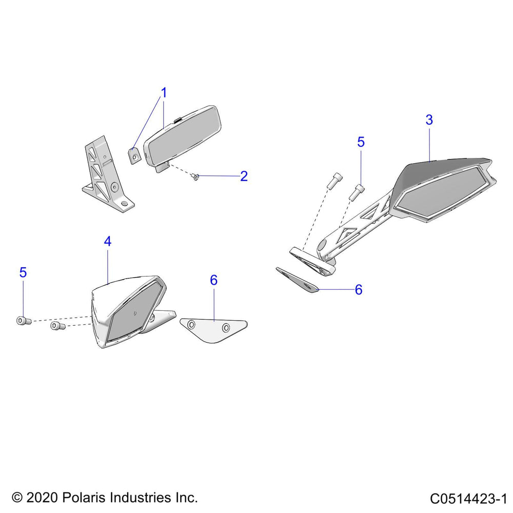 
                      
                        Polaris Slingshot Mirror, Left, Flat, [Canada Only], Genuine OEM Part 2637569, Qty 1
                      
                    