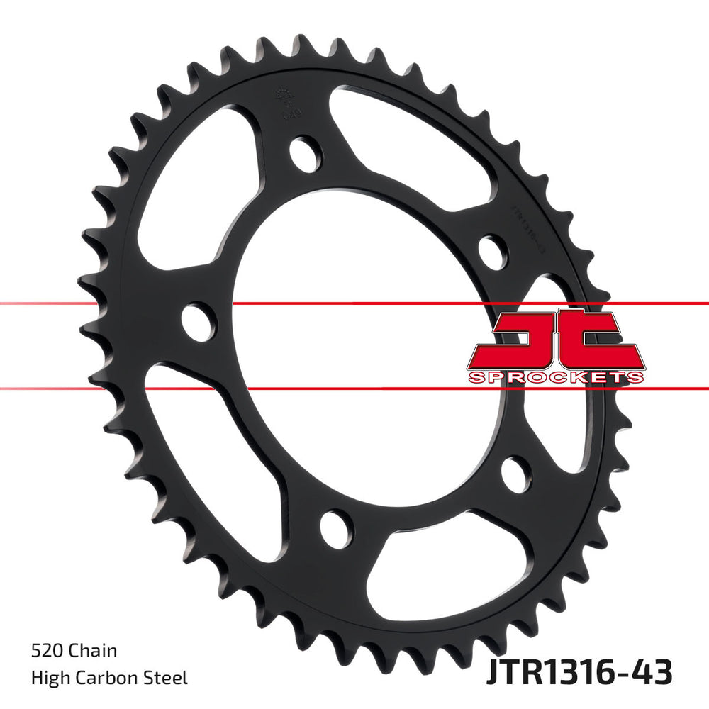 Rear Sprocket Steel 43t 520 Hon