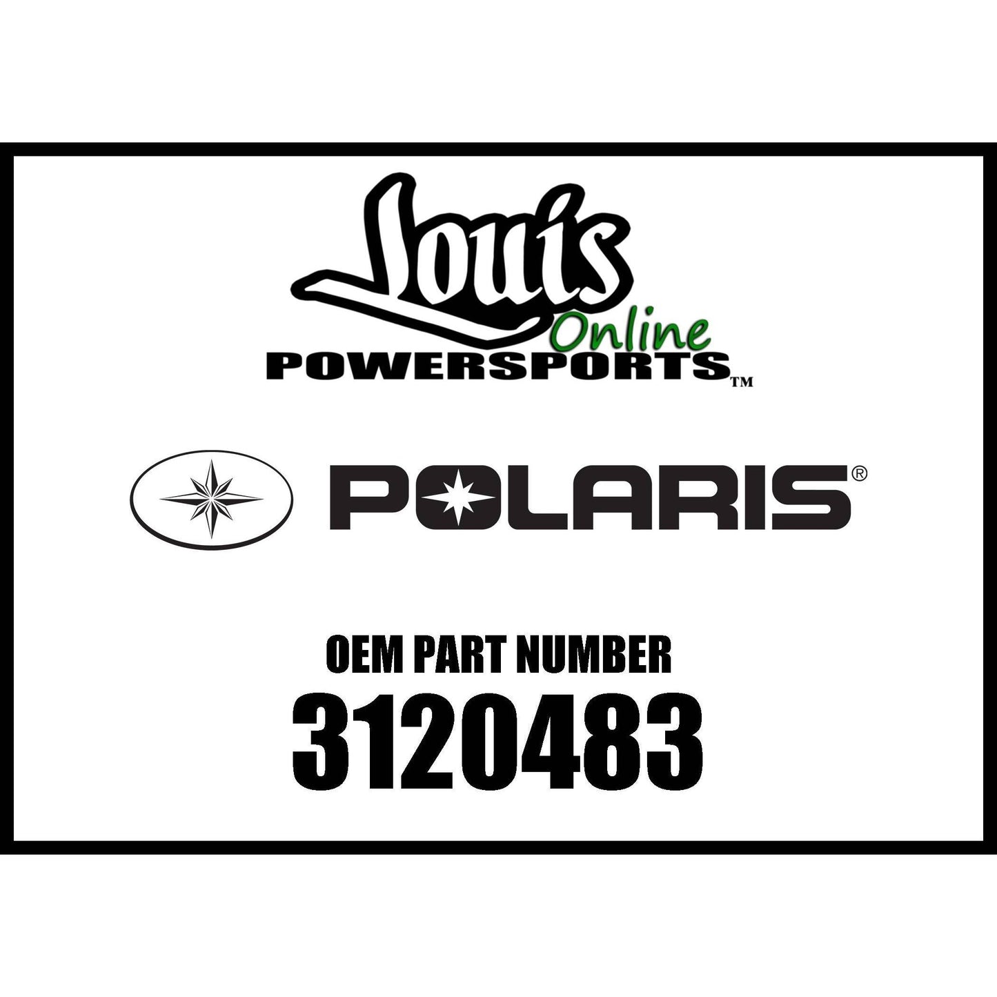 Polaris Off Road Retainer Edge, Genuine OEM Part 3120483, Qty 1