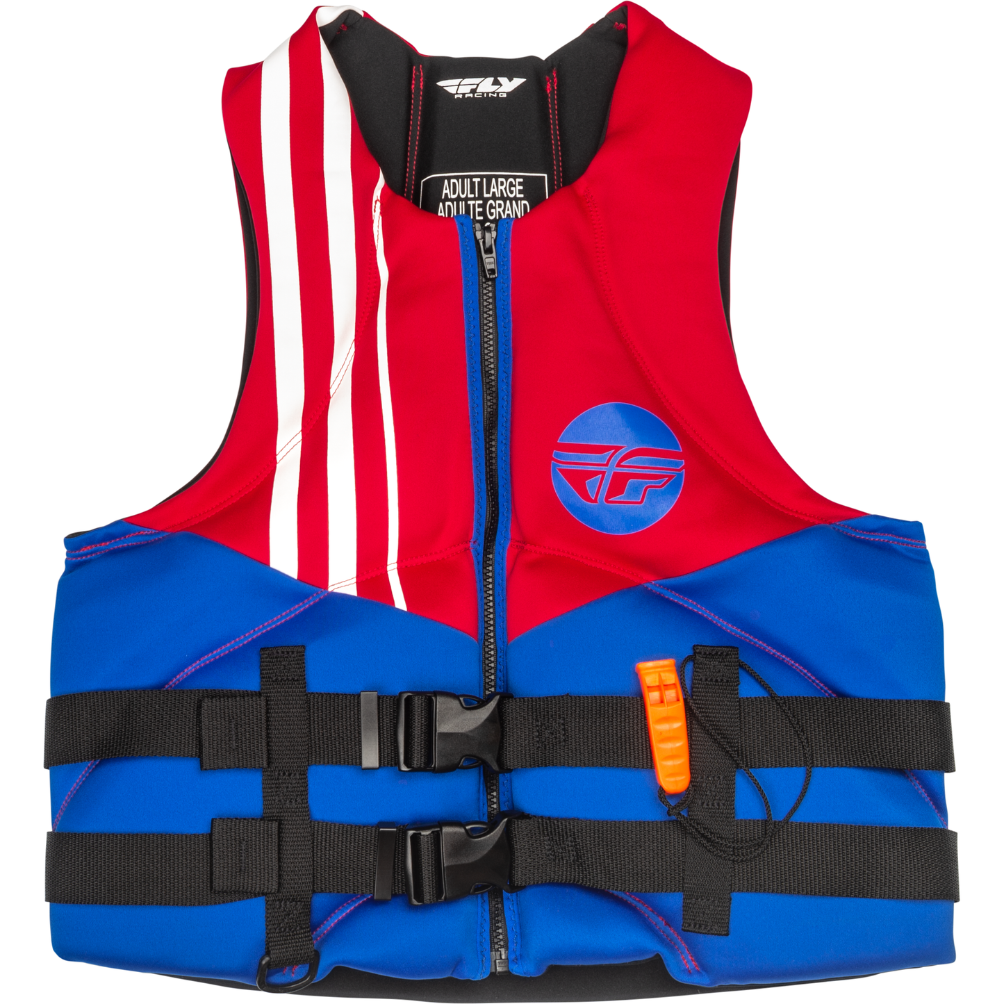 Neoprene Flotation Vest Red/White/Blue 2x