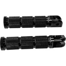 Rider Footpegs Retro Black 2018 Up Softail Models