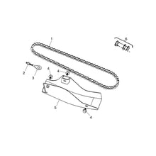 Polaris ATV Chain Drive Assembly, Genuine OEM Part 0450485, Qty 1