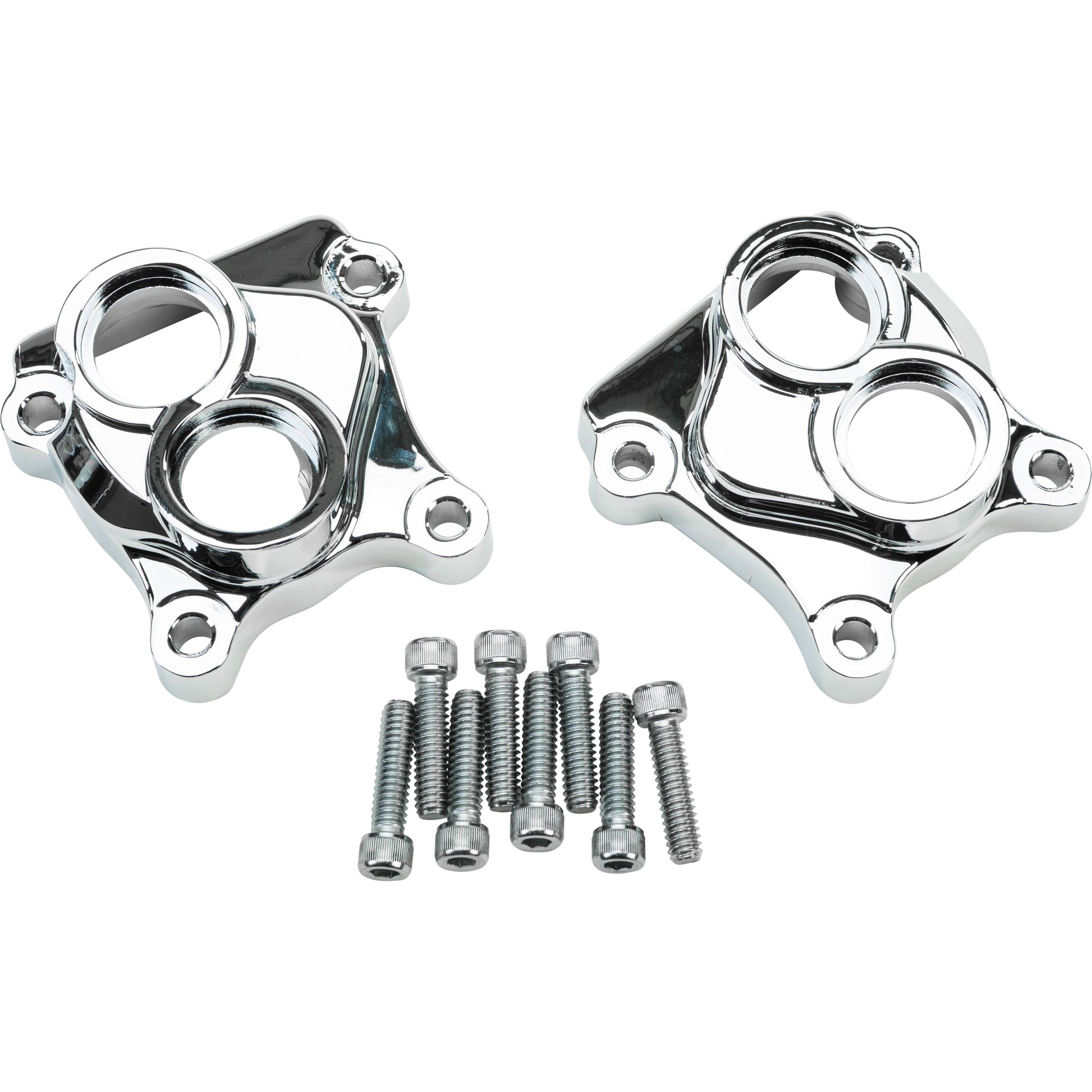 Twin Cam Tappet Cover Set Chrome