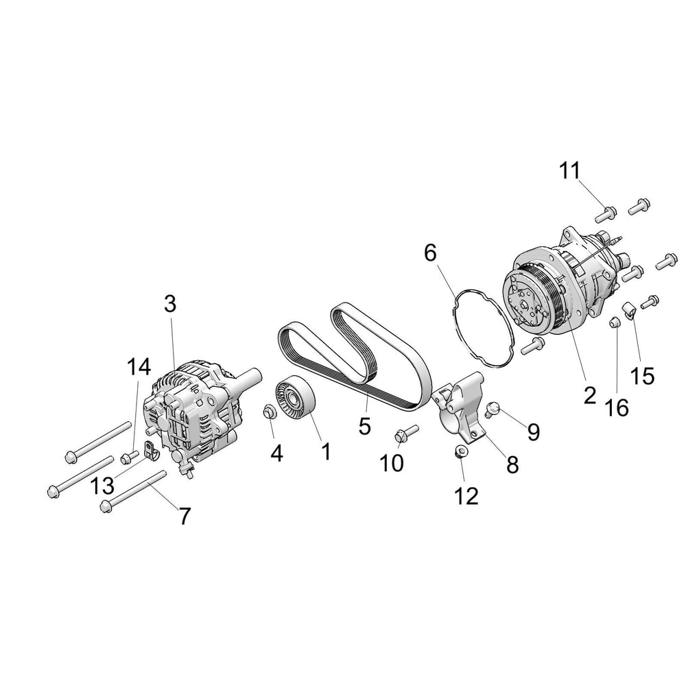 
                      
                        Polaris Ranger Alternator, 12 V, Genuine OEM Part 4017099, Qty 1
                      
                    