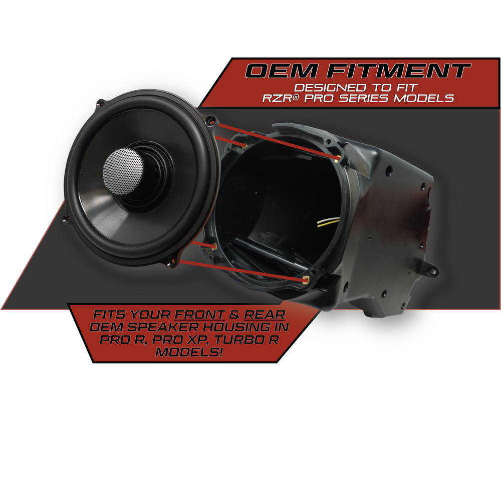 
                      
                        Pro Series 6.5" Speakers (Pair) | UTVS-P654
                      
                    