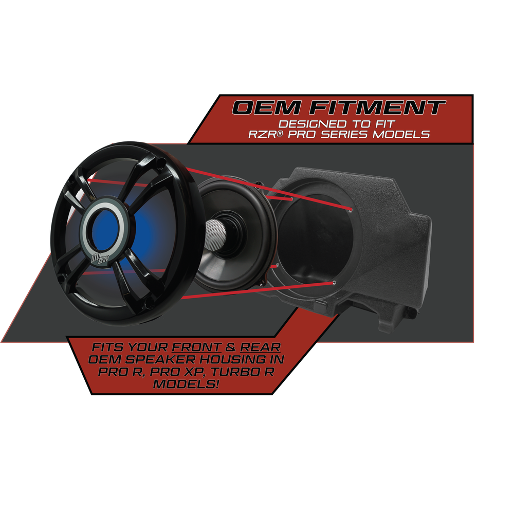 
                      
                        Pro Series 6.5" Speakers (Pair) | UTVS-P654
                      
                    