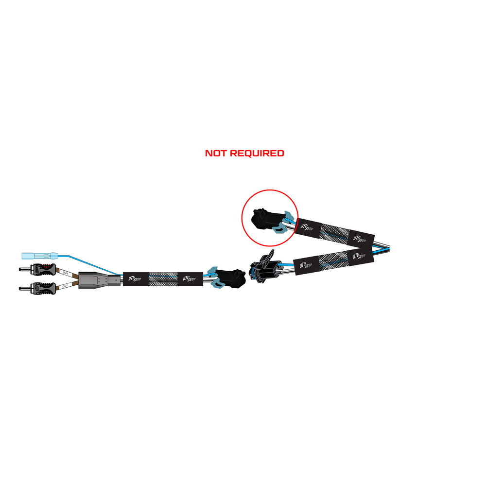 
                      
                        RZR® Pro Series Ride Command Subwoofer RCA Output Harness + Remote | UTVS-PRO-RC-SUB-OUT
                      
                    