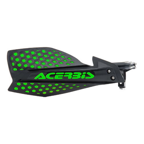Green and black acerbis dirtbike hand guard