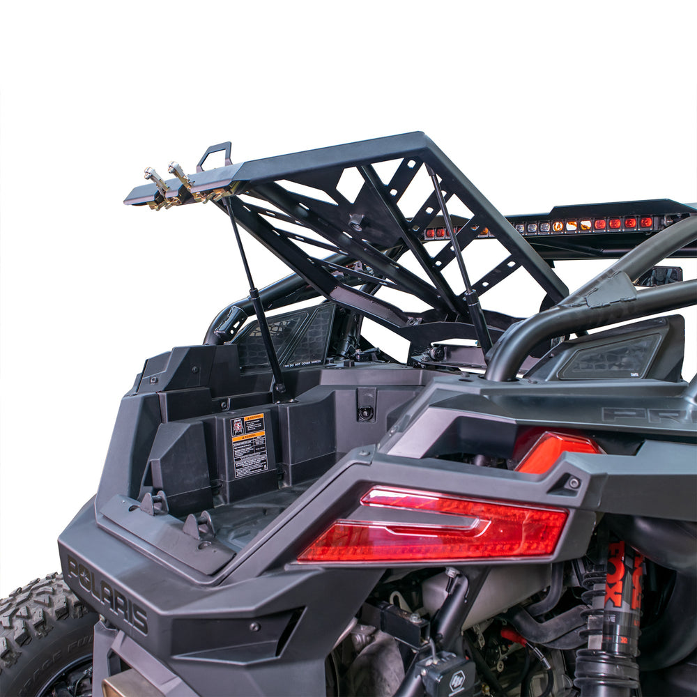 
                      
                        DRT RZR Pro XP / Pro R / Turbo R 2022-2024 Tire Carrier / Adventure Rack
                      
                    