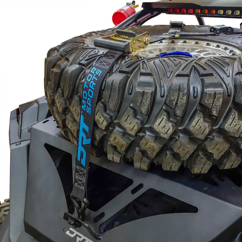 
                      
                        DRT RZR Pro XP / Pro R / Turbo R 2022-2024 Tire Carrier / Adventure Rack
                      
                    