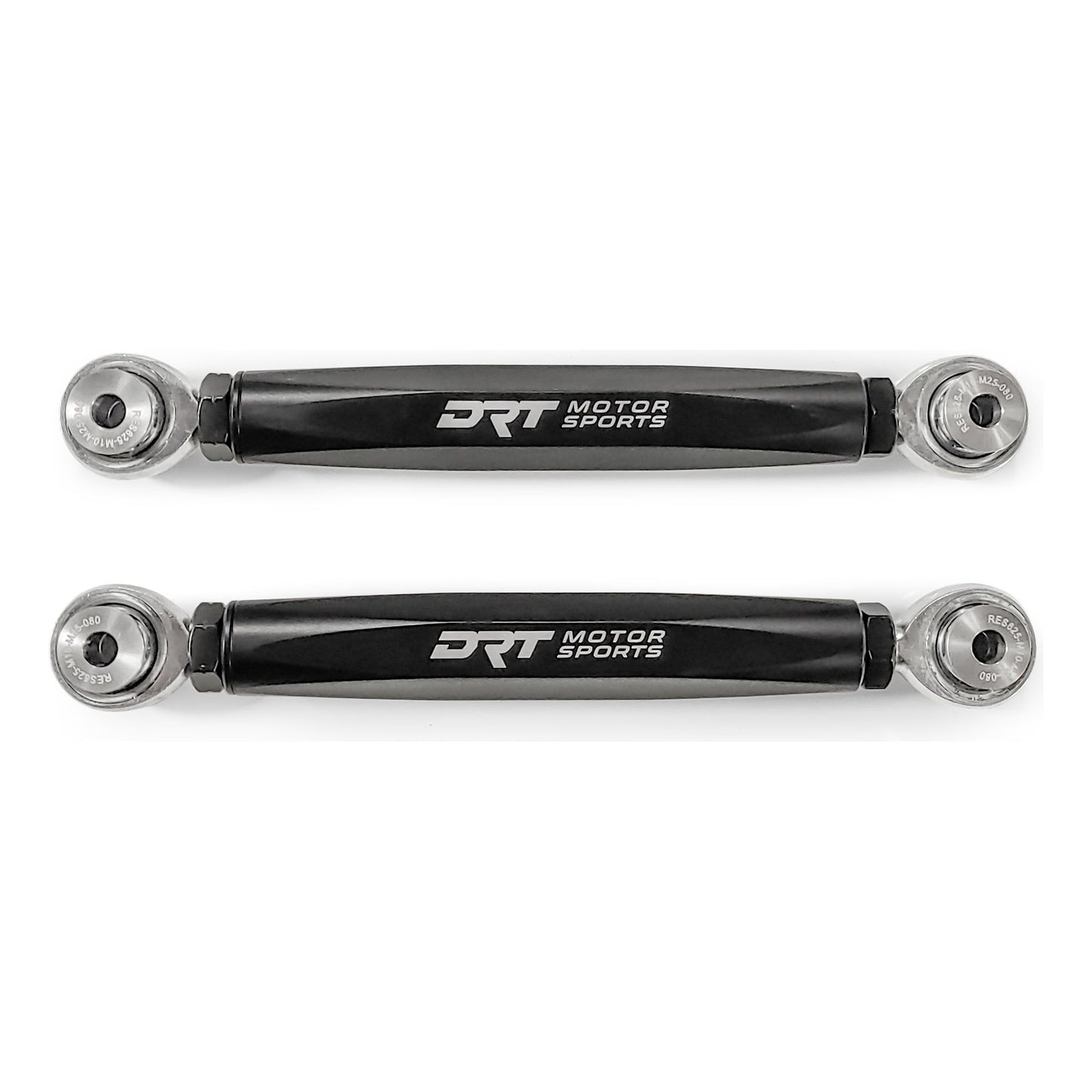 DRT RZR Polaris Pro XP Billet Aluminum Hex Bar Adjustable Sway Bar Link Kit, Rear (M10)