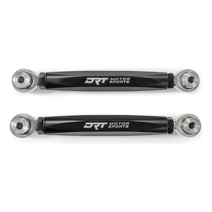DRT RZR Polaris Pro XP Billet Aluminum Hex Bar Adjustable Sway Bar Link Kit, Rear (M10)